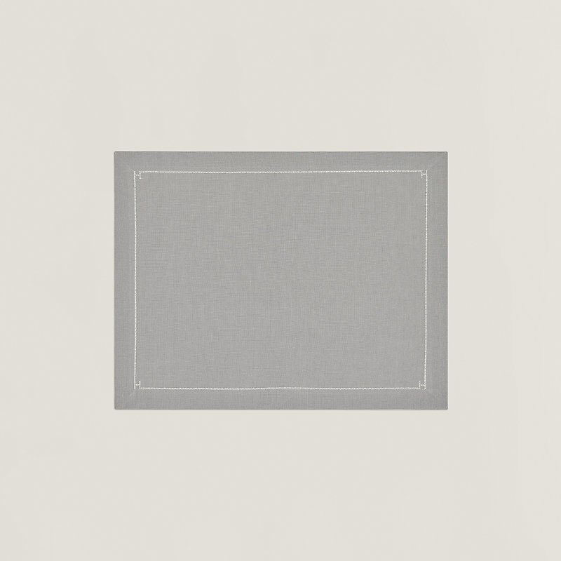 Interligne placemat - Grey | Hermès USA